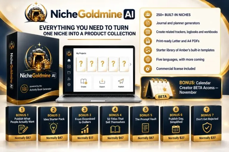 A comparison showing the trade-off between complex artistic designs and functional Nichegoldmine AI layouts.