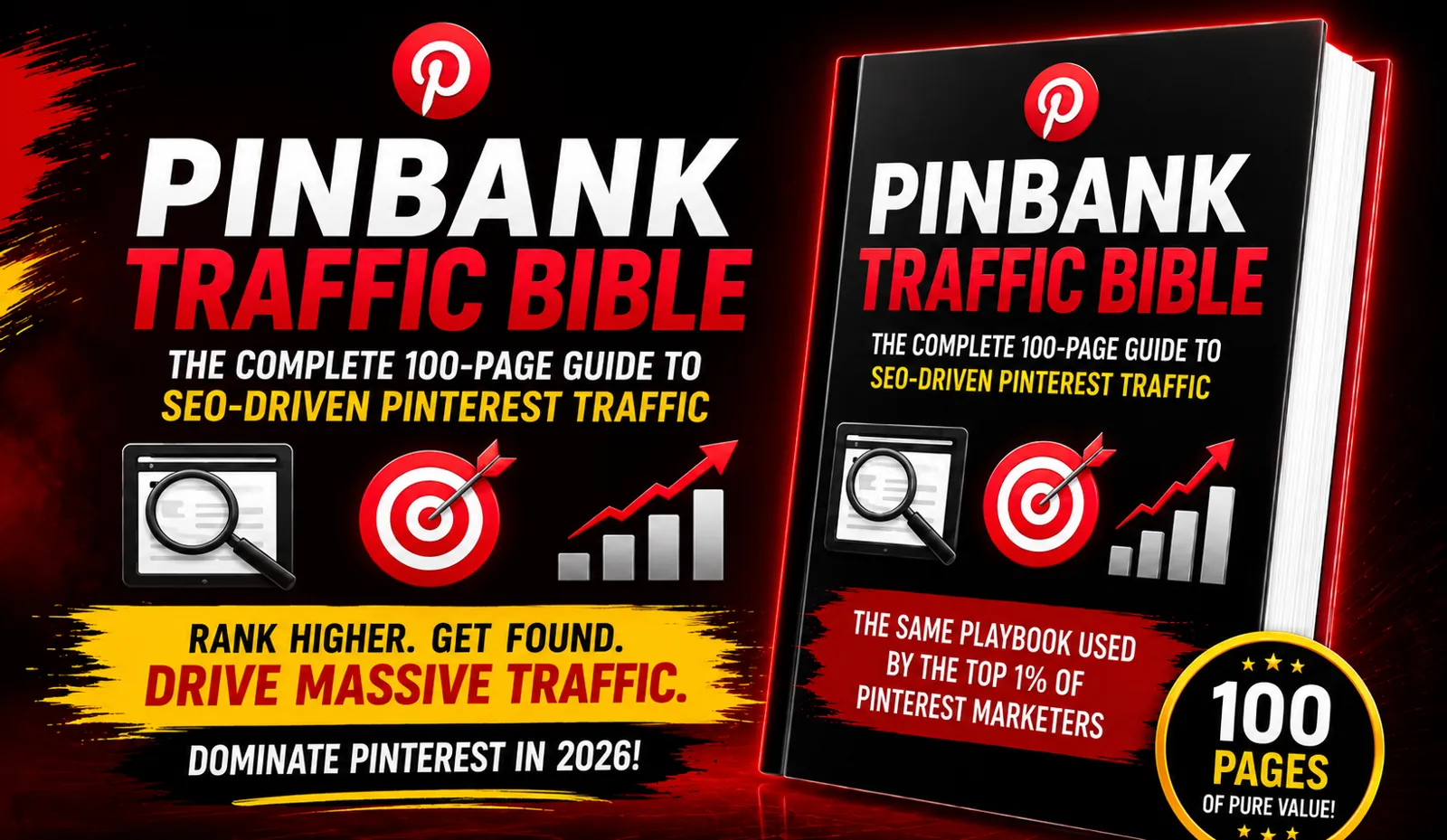 Laptop with floating pin icons illustrating automated Pinterest content publishing