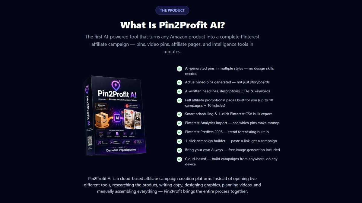 What Is Pin2Profit AI
