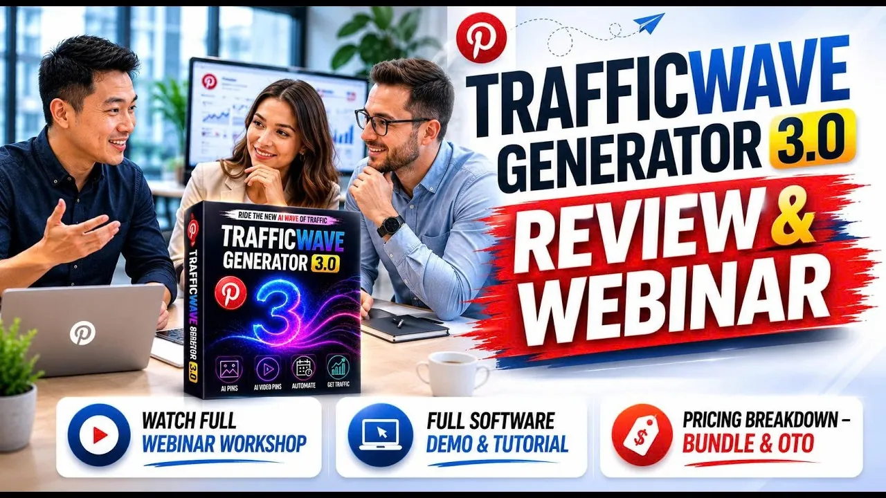 Person at desk with geometric symbols representing digital marketing audience